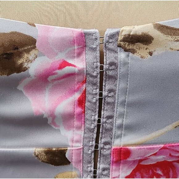 VICTORIA'S SECRET Satin Floral Print Slip Dress - Size S - Picture 4 of 14